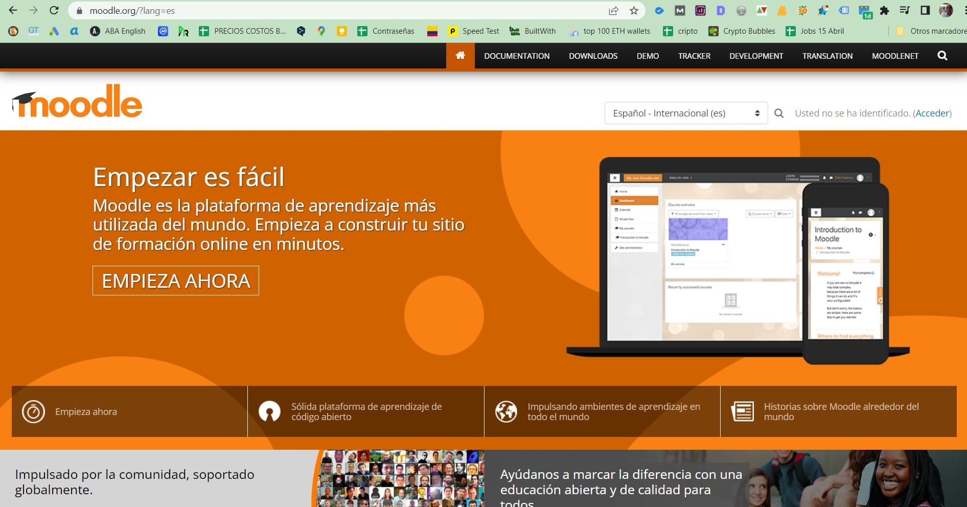 TODO SOBRE LAS PLATAFORMAS DIGITALES: ¿QUÉ TIPOS EXISTEN? plataforma educativa moodle